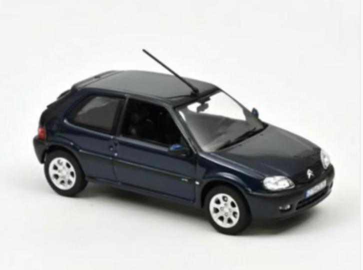 CITROEN SAXO VTS 2000 MAURITIUS BLAUW 1/43 NOREV REF. 155158, Hobby en Vrije tijd, Modelauto's | 1:43, Nieuw, Auto, Norev, Verzenden