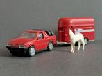 Opel Frontera horse trailer 1:55 Siku Pol, Hobby en Vrije tijd, Modelauto's | Overige schalen, Auto, Verzenden