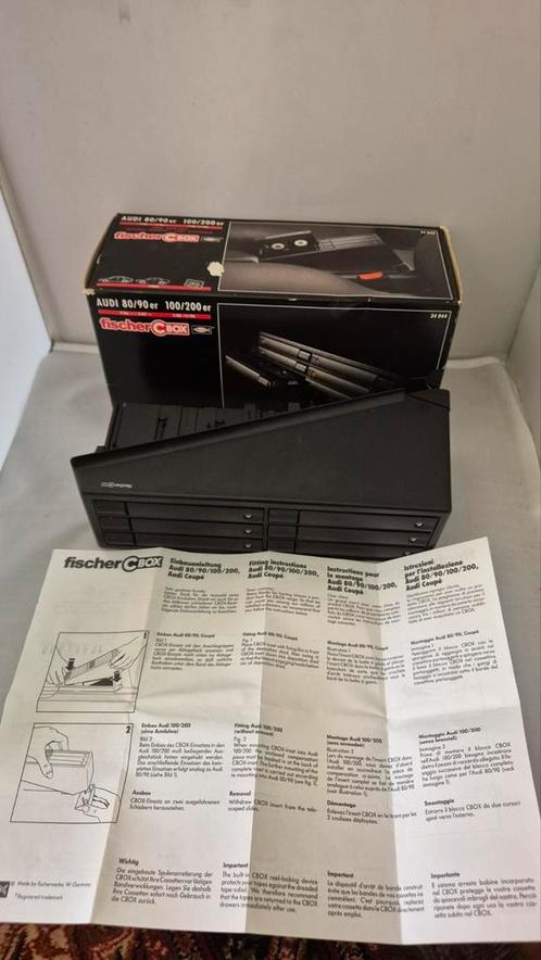 Originele Fischer C-Box cassettehouder Audi 80/90/100/200, Auto-onderdelen, Interieur en Bekleding, Audi, Nieuw, Ophalen of Verzenden