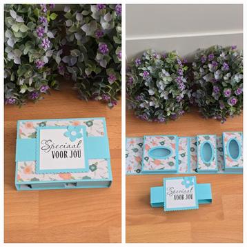 Zelfgemaakt leeg kadodoosje  beschikbaar voor biedingen