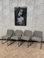 Goedkoop setje van 4 grijze eetkamerstoelen Santo *nieuw, Overige materialen, Nieuw, Ophalen of Verzenden, Vier