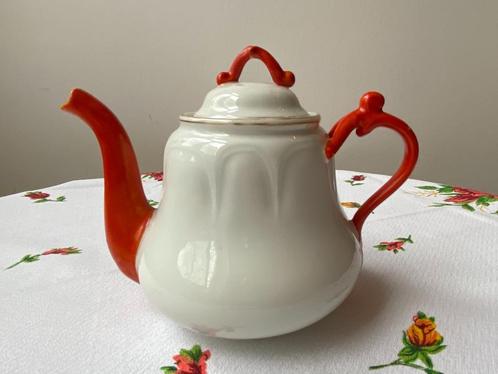 Antiek kindertheepotje kinder oefenservies theepot porselein, Antiek en Kunst, Antiek | Speelgoed, Ophalen of Verzenden