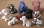 Verzameling van 9 miniatuur hondjes teckel hond beeldjes, Ophalen of Verzenden, Nieuw, Overige typen