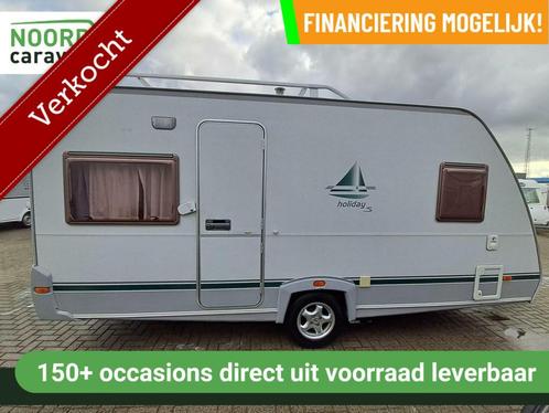 Eifelland HOLIDAY 465TF ,MOVER,FIETSENDR.,RONDZIT,VOORTENT, Caravans en Kamperen, Caravans, Bedrijf, tot en met 4, 750 - 1000 kg