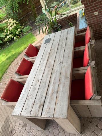 Steigerhouten tuinset beschikbaar voor biedingen