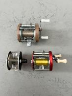 3 vintage werpreels – ENWA, Effzett & Japanse baitcaster, Ophalen, Gebruikt, Molen