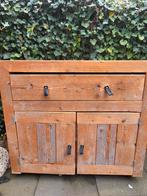 Steigerhouten kast / commode gratis af te halen, Kinderen en Baby's, Kinderkamer | Commodes en Kasten, Ophalen, Gebruikt, 50 tot 70 cm