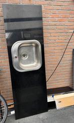 ZGAN granieten 3 cm dik aanrechtblad met spulbak, Huis en Inrichting, Keuken | Keukenelementen, Ophalen, Zo goed als nieuw, 50 tot 75 cm