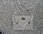 Rieten Clutch met Macramé nr.14, Sieraden, Tassen en Uiterlijk, Tassen | Damestassen, Verzenden, Nieuw, Beige, Avondtasje