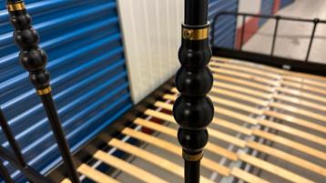 IKEA SAGSTUA metalen bedframe – 140  200 cm – compleet - afbeelding 3