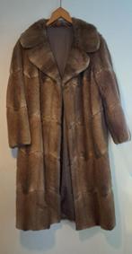 Dames bontjas van bisam, Ophalen of Verzenden, Zo goed als nieuw, Maat 42/44 (L), Bruin