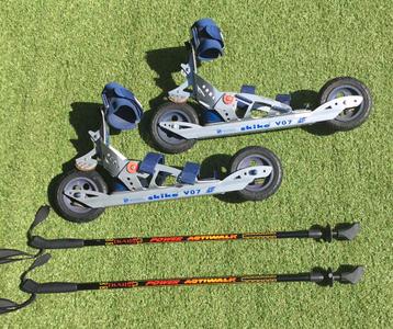 Skike V07 incl 4 stokken op land langlaufen, nordic skating beschikbaar voor biedingen