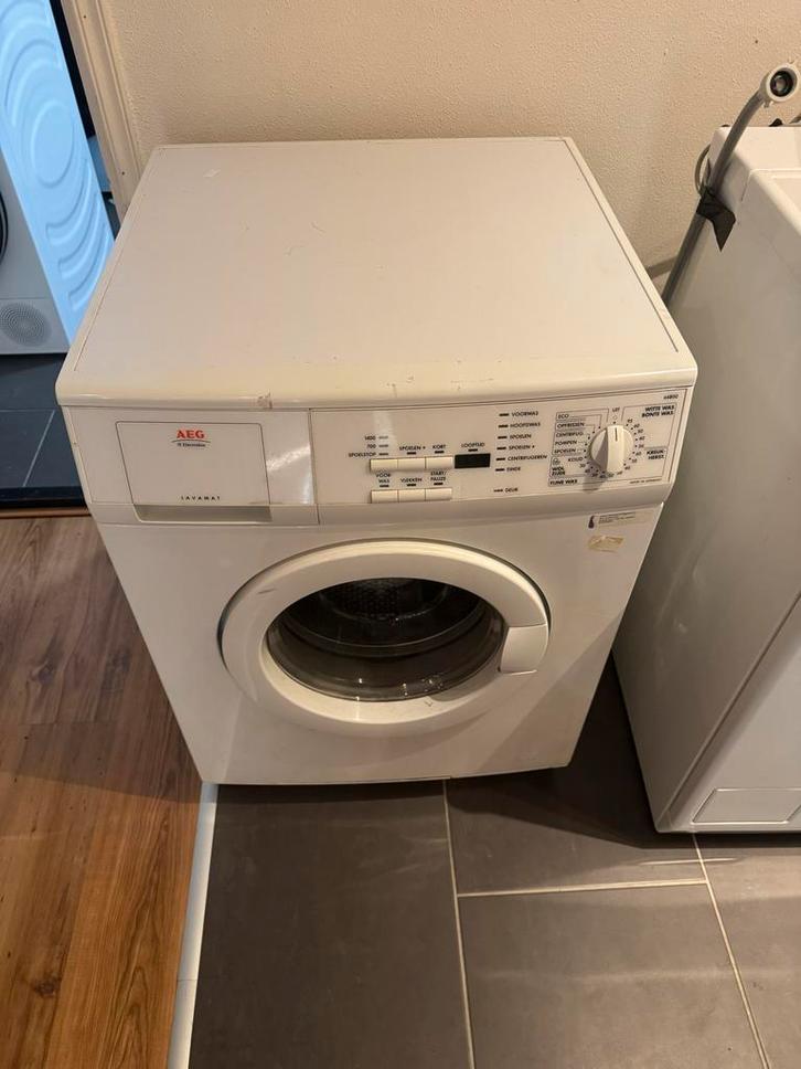 Wasmachine - AEG Lavamat, Witgoed en Apparatuur, Wasmachines, Gebruikt, Voorlader, 6 tot 8 kg, 85 tot 90 cm, 1200 tot 1600 toeren