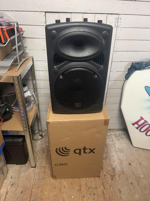QTX QR12 passieve PA luidspreker 600W, 2 stuks, Audio, Tv en Foto, Luidsprekers, Nieuw, Overige typen, 120 watt of meer, Overige merken