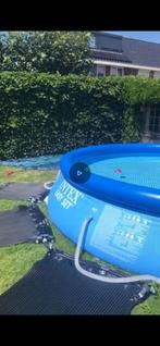 Mooi groot zwembad Intex, Rond, 300 cm of meer, Zo goed als nieuw, 200 tot 400 cm