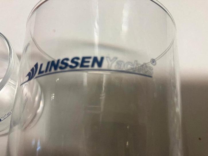 Te Koop Linssen Yachts glas servies, Watersport en Boten, Accessoires en Onderhoud, Nieuw, Interieur en Kussens, Ophalen of Verzenden
