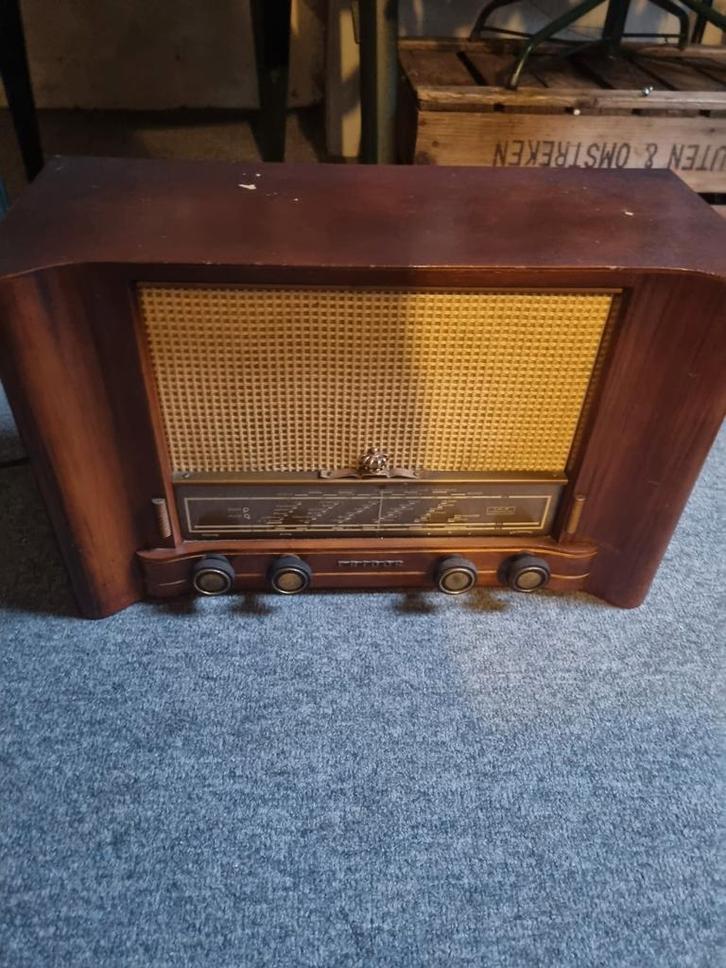 Vintage Philips Radio, Antiek en Kunst, Antiek | Tv's en Audio, Ophalen of Verzenden