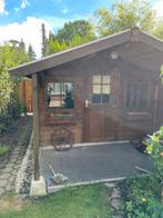 prefab houten TUINHUIS blokhut schuur overkapping | veranda, Ophalen, 500 cm of meer, Met overkapping, Hout
