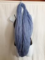 Mooie blauwe col sjaal. Lichte stof., Kleding | Dames, Mutsen, Sjaals en Handschoenen, ., Ophalen of Verzenden, Zo goed als nieuw