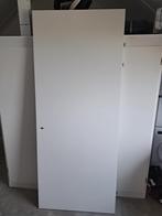 Opdekdeur met kozijn rechtsdraaiend, Doe-het-zelf en Verbouw, Deuren en Horren, Ophalen, 80 tot 100 cm, 215 cm of meer, Binnendeur
