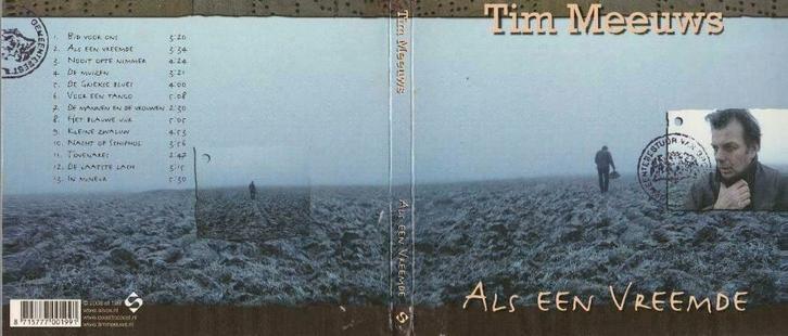 Tim Meeuws - Als een vreemde^^, Cd's en Dvd's, Cd's | Nederlandstalig, Zo goed als nieuw, Pop, Ophalen of Verzenden