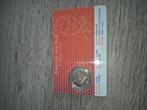 Kwartje van kok in coincard 1998, Ophalen of Verzenden, Koningin Beatrix, 25 cent