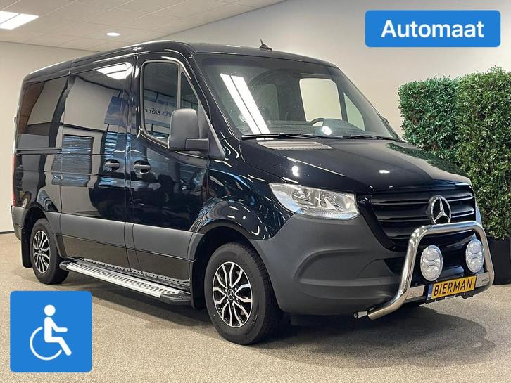 Mercedes Sprinter L1H1 Rolstoelbus Automaat 215 CDI, Auto's, Bestelauto's, Bedrijf, Te koop, Aangepast voor mindervaliden, Achteruitrijcamera