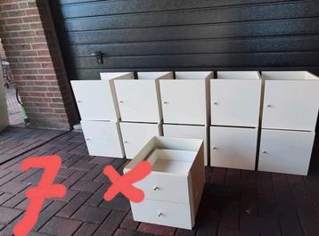 10 deurtjes en 7 ladenkastjes Voor ikea kallax Vakkenkast beschikbaar voor biedingen