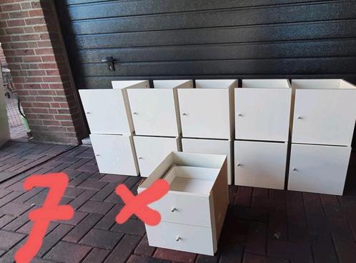 10 deurtjes en 7 ladenkastjes Voor ikea kallax Vakkenkast, Huis en Inrichting, Kasten | Overige, Ophalen