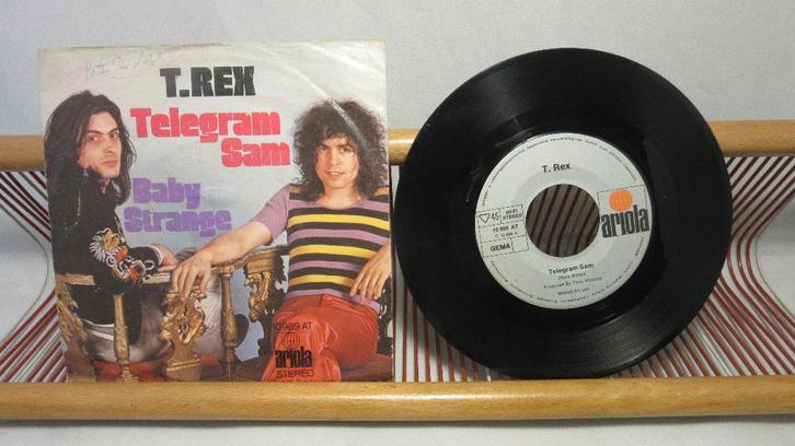 T. Rex, Telegram Sam (Single 7"), Cd's en Dvd's, Vinyl Singles, Gebruikt, Single, Pop, 7 inch, Ophalen of Verzenden