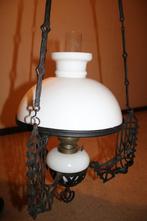 Antieke Jugendstil oliehanglamp, Ophalen of Verzenden