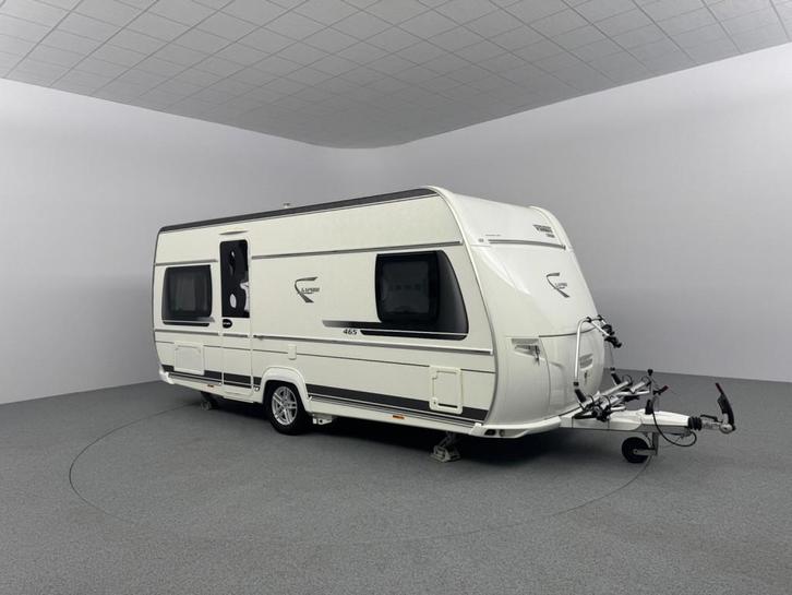 Fendt Saphir 465 SFB Fietsendrager Mover Serviceluik, Caravans en Kamperen, Caravans, Bedrijf, Rondzit, Fendt, Lengtebed, 4 tot 5 meter