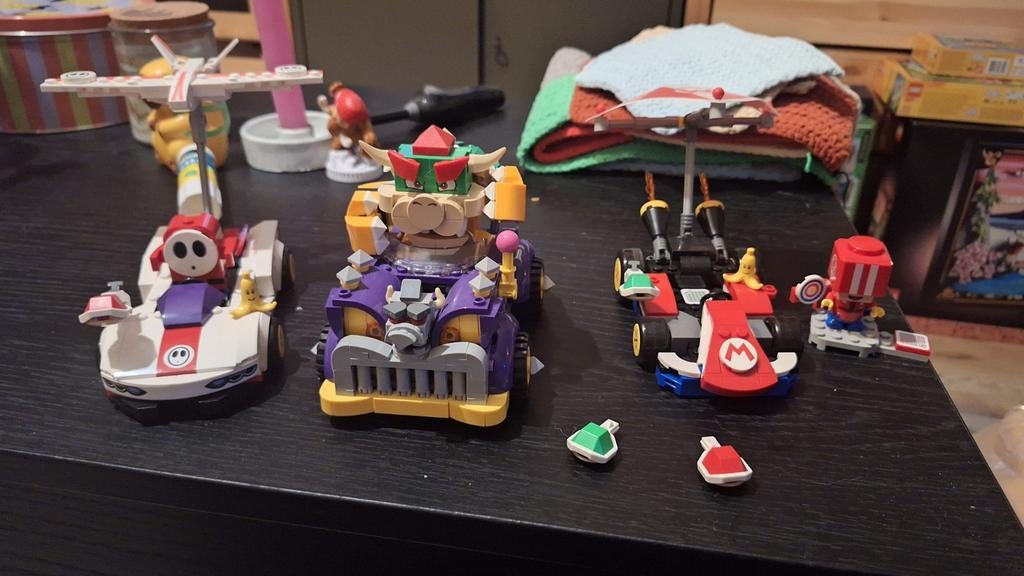 Lego Mario Kart - 3 Sets!, Kinderen en Baby's, Speelgoed | Duplo en Lego, Ophalen of Verzenden, Zo goed als nieuw, Complete set