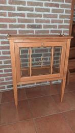 Prachtig handgemaakt vintage theekastje van eikenhout., Antiek en Kunst, Antiek | Meubels | Kasten, Ophalen