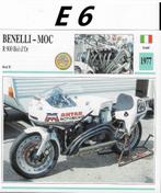 E6 Motorkaart Benelli Moc ( 1977 ) -, Ophalen of Verzenden, Zo goed als nieuw, Motoren