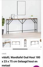 Sidetable NIEUW, Ophalen, 100 tot 150 cm, Nieuw, Metaal