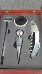 Wijnset giftset in houten kistje, De Echte Kwekkeboom. 2A7, Tweedehands verkoop, Tweedehands verkoop, Gebruikt, Ophalen of Verzenden
