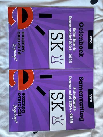 Scheikunde VWO Examenoverzicht 2024/2025 beschikbaar voor biedingen