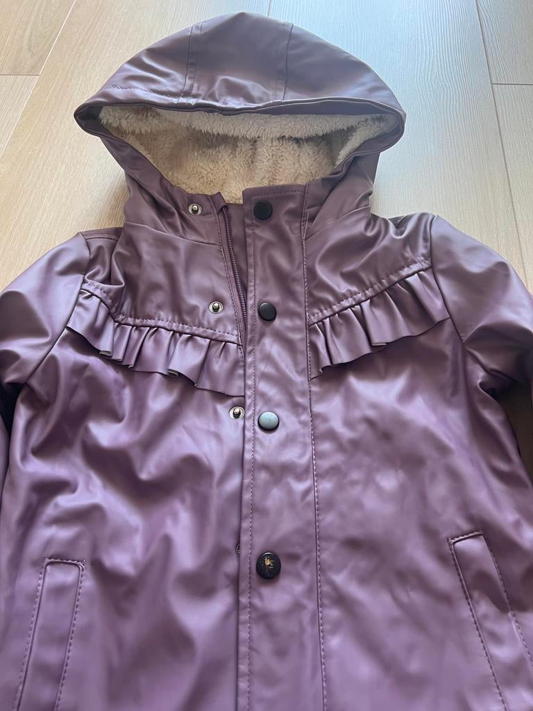 Regenjas maat 98-104, Kinderen en Baby's, Kinderkleding | Maat 98, Ophalen of Verzenden, Zo goed als nieuw, Meisje, Jas