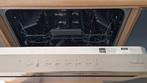 Whirlpool WBC 3C34P X half inbouw vaatwasser nishoogte 82-90, Witgoed en Apparatuur, Ophalen, Gebruikt, Minder dan 10 liter, Inbouw