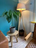 Staande vloerlamp, Huis en Inrichting, Ophalen, Gebruikt, Hout, 150 tot 200 cm