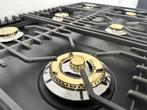 Luxe Fornuis Boretti 90cm antraciet 6 + rvs pits 1 oven, 60 cm of meer, Ophalen of Verzenden, Zo goed als nieuw, Energieklasse A of zuiniger