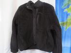 zwarte harige fleece jas mt M van Uniqlo, Kleding | Dames, Maat 38/40 (M), Zwart, Ophalen of Verzenden, Gedragen
