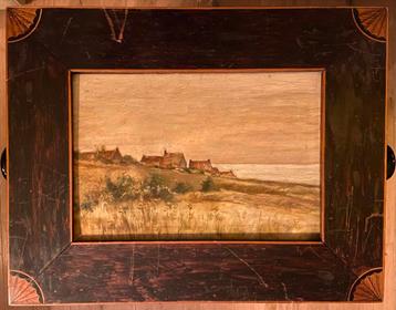 Schilderij op Hout - Landschap (1915) beschikbaar voor biedingen