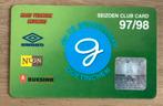 Voetbal kaart/card  Seizoenkaart  De Graafschap 1997 - 1998, Ophalen of Verzenden, Zo goed als nieuw, Overige binnenlandse clubs