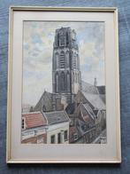 De Laurenskerk in Rotterdam - gesigneerd, Antiek en Kunst, Ophalen of Verzenden