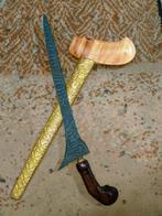 Antieke Keris Tilam Upih Pamor Tumpuk Gayaman Solo SVC49, Antiek en Kunst, Verzenden