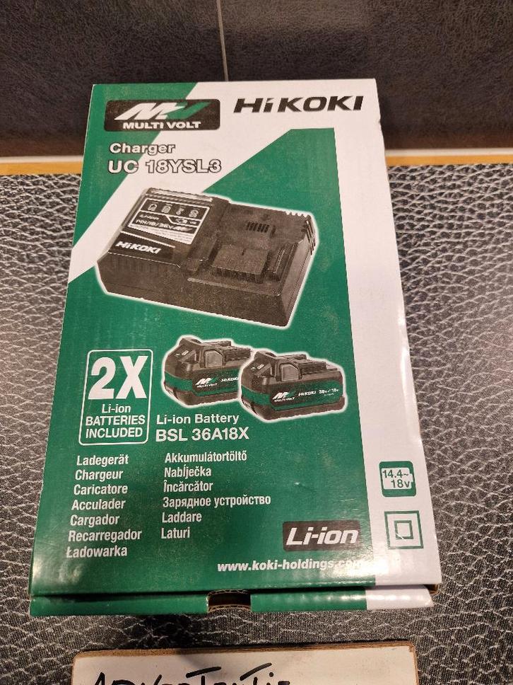 Hikoki UC 18YSL3 accupack  NIEUW, Doe-het-zelf en Verbouw, Gereedschap | Overige machines, Nieuw, Ophalen of Verzenden