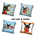 Bing konijn kussens set van 4 stuks met rits & vulling NIEUW, Ophalen of Verzenden, Nieuw, Kleed of Kussen