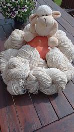 Texel / Swifter schapenwol crème handgesponnen 780g, Ophalen of Verzenden, Nieuw, Breien of Haken, Wol of Garen
